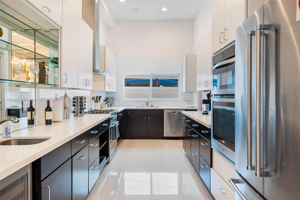 Interior, Kitchen, Recessed Lighting, Stainless Steel Appliances