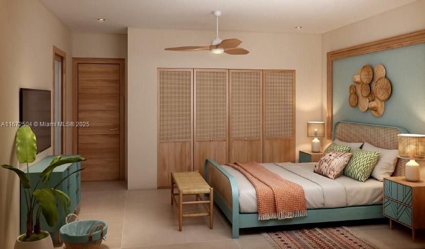 Bedroom, Interior, Recessed Lighting