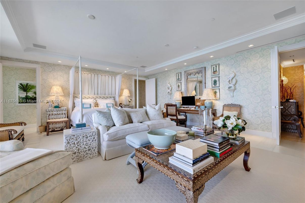 Interior, Living room, Recessed Lighting, Stone Walls