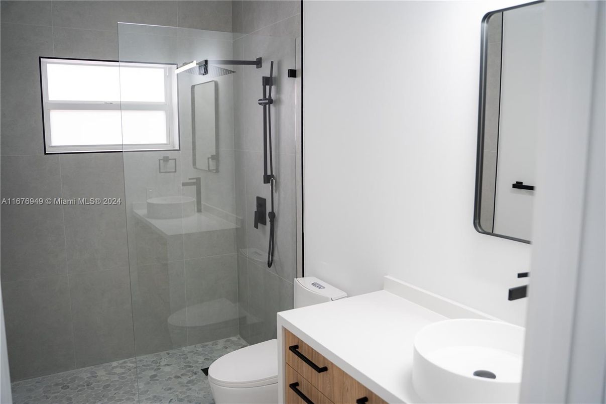 Bathroom, Glass Shower, Interior