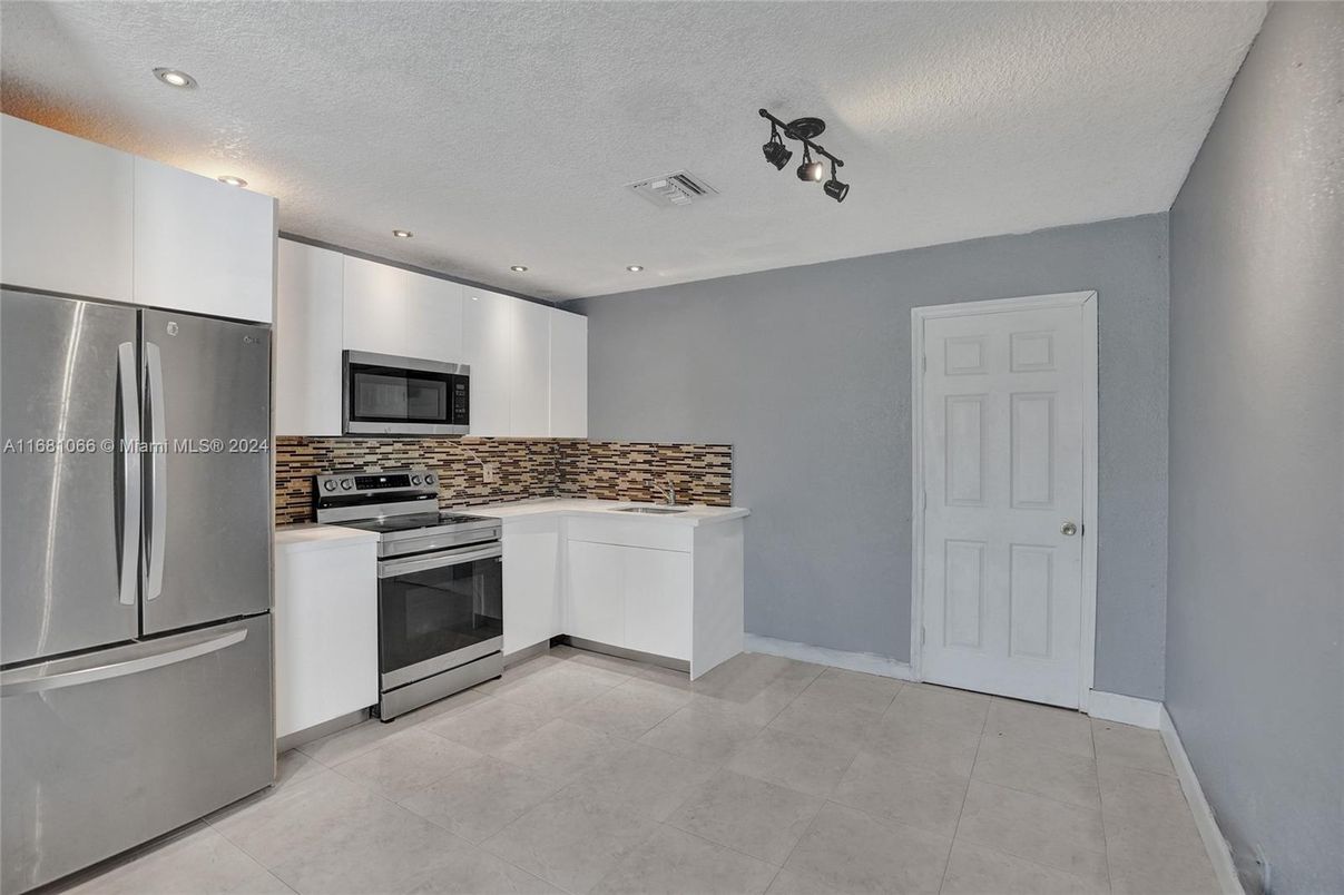 Interior, Kitchen, Recessed Lighting, Stainless Steel Appliances