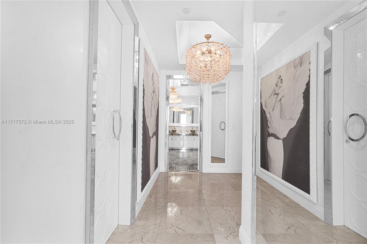 Chandelier, Interior, Marble