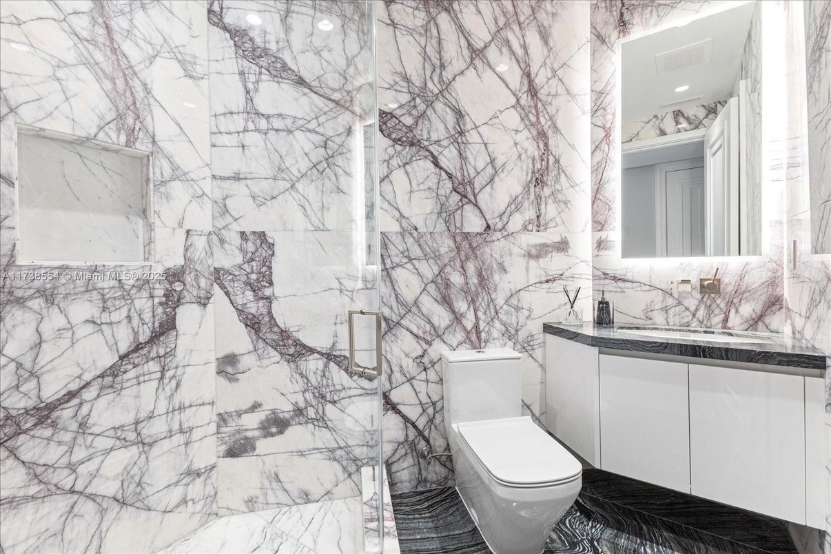 Bathroom, Interior, Marble, Marble Walls