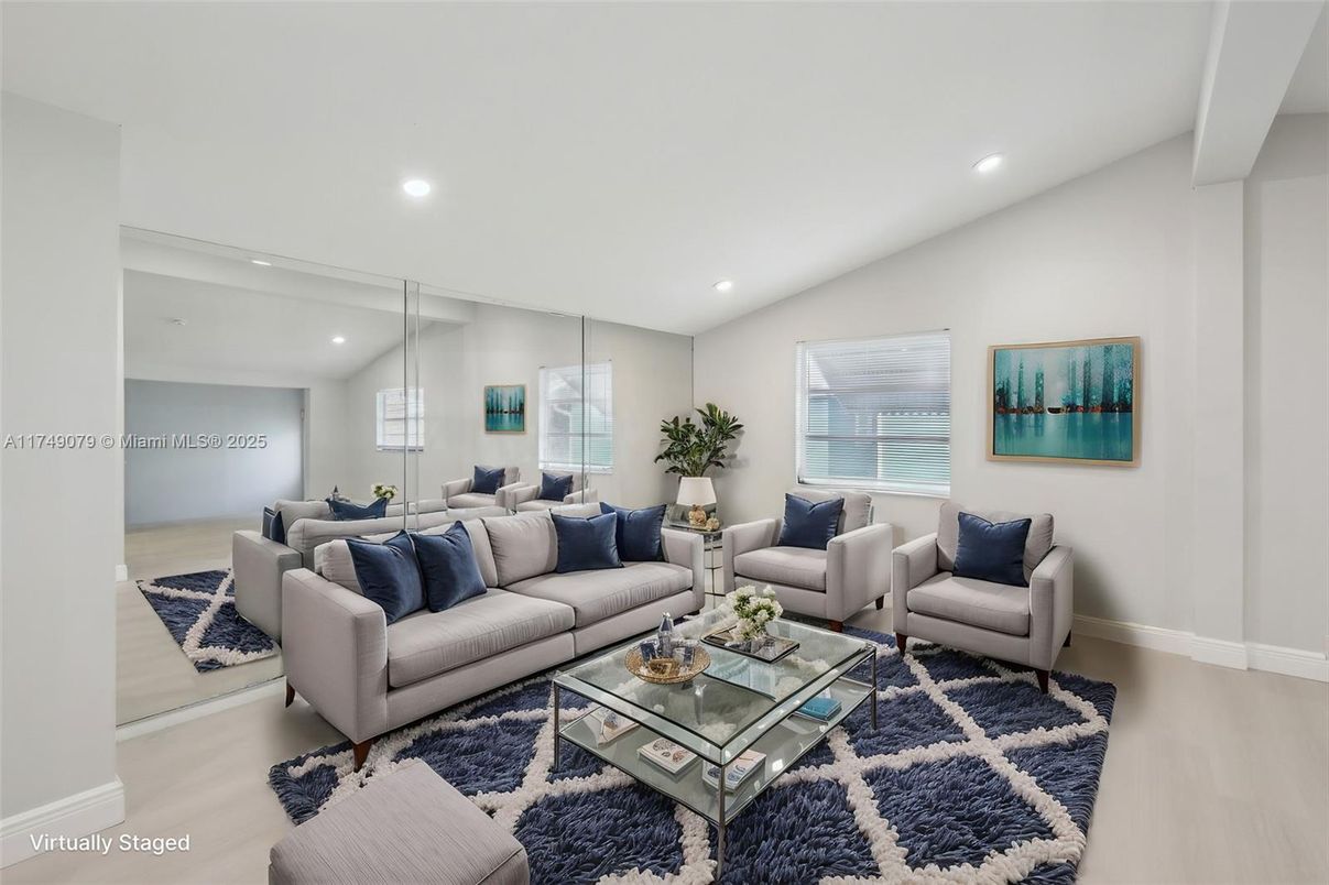 Interior, Living room, Recessed Lighting