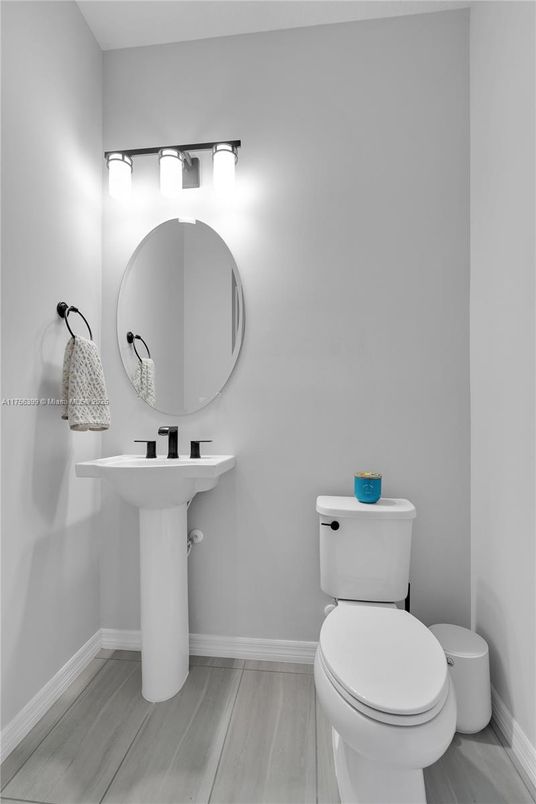 Bathroom, Interior, Wood Texture Flooring
