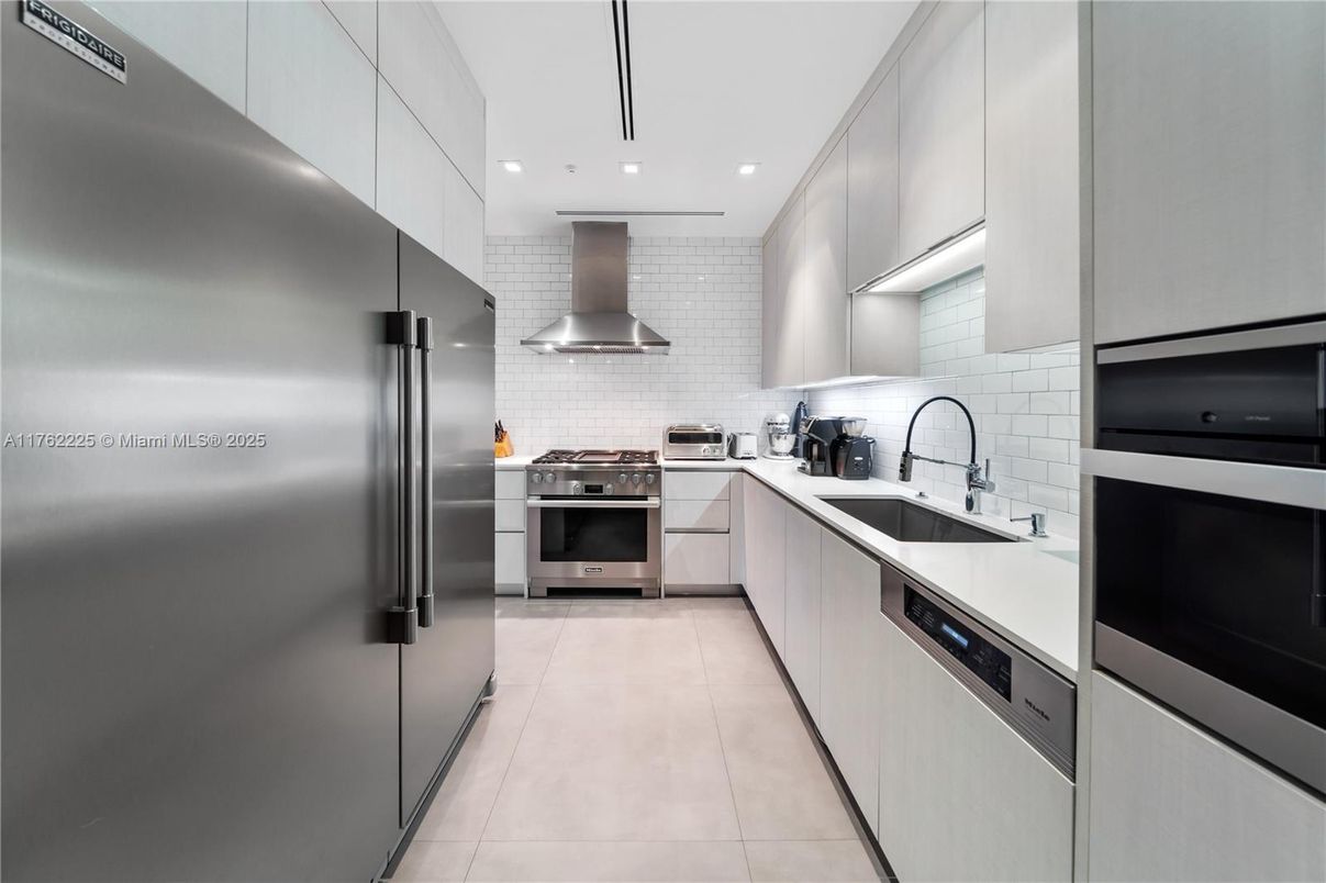 Interior, Kitchen, Recessed Lighting, Stainless Steel Appliances