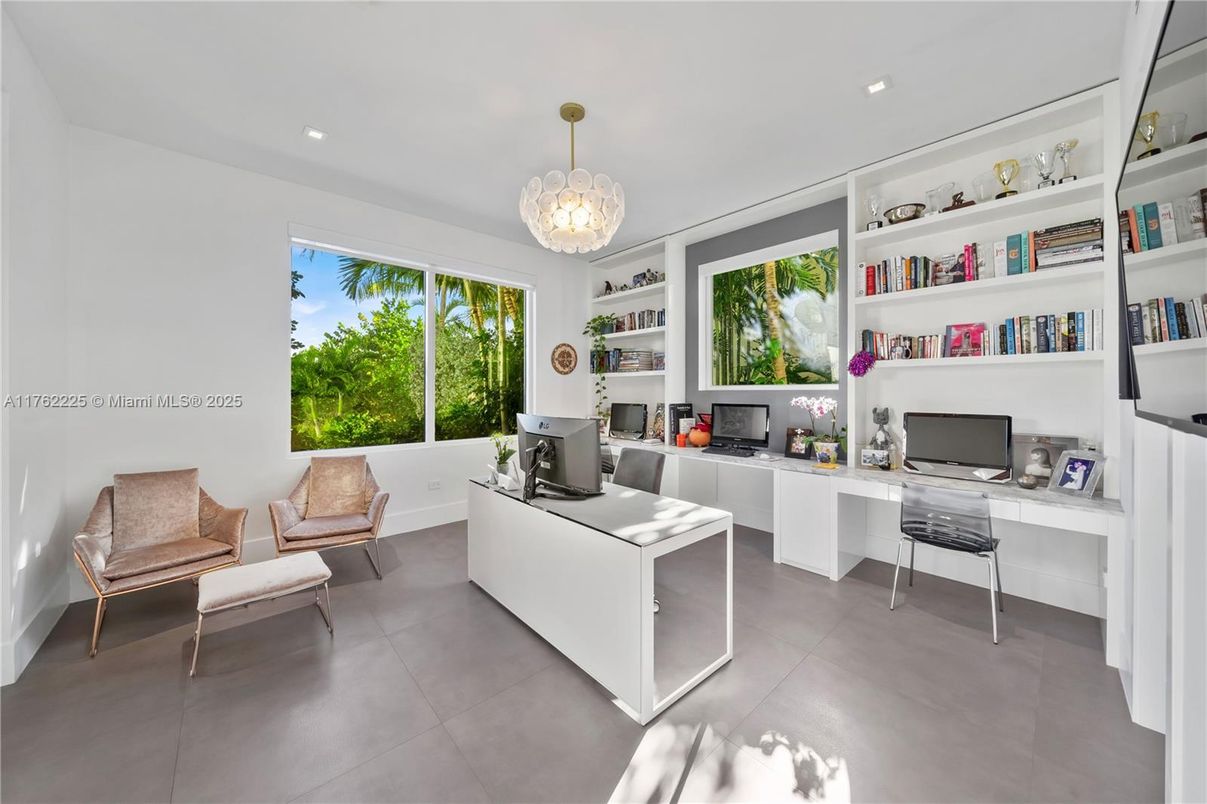 Home Office, Interior, Pendant Lights, Recessed Lighting