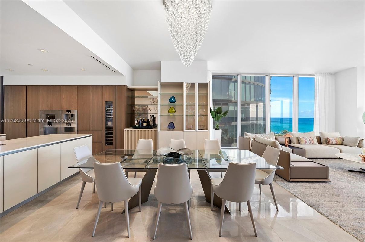 Dining room, Interior, Kitchen, Living room, Recessed Lighting, Stainless Steel Appliances, Water