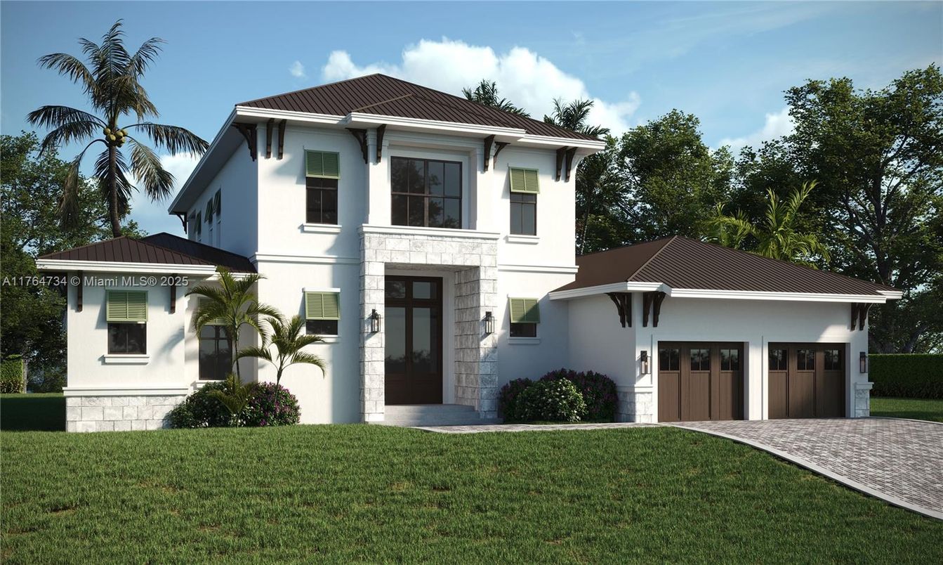 Attached, Exterior, Facade, Mediterranean