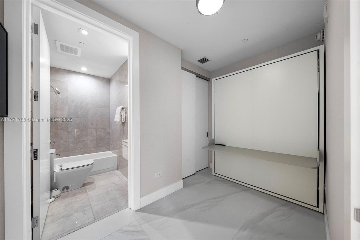 Bathroom, Glass Shower, Interior, Marble, Recessed Lighting