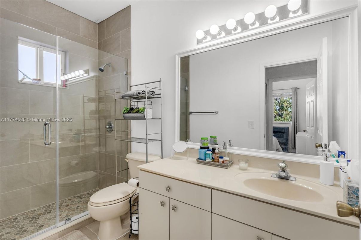 Bathroom, Dual Sink Vanities, Glass Shower, Interior