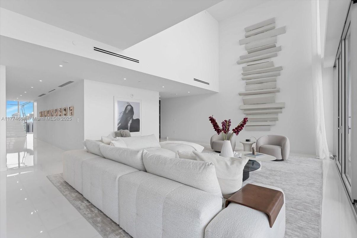 Interior, Living room, Recessed Lighting