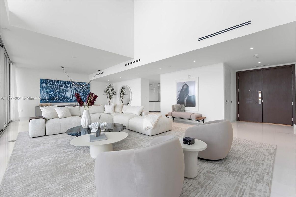 Interior, Living room, Recessed Lighting