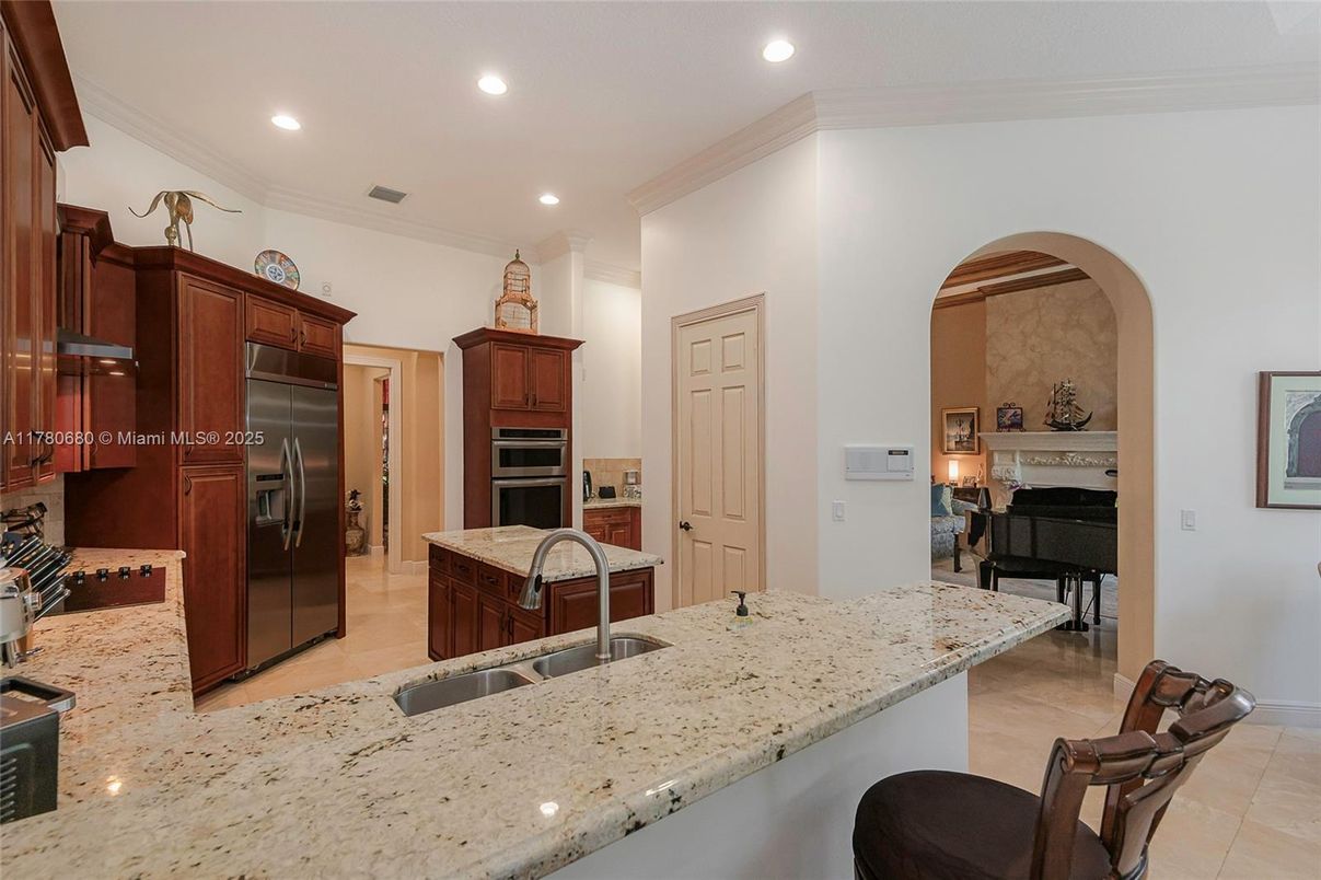 Interior, Kitchen, Recessed Lighting, Stainless Steel Appliances
