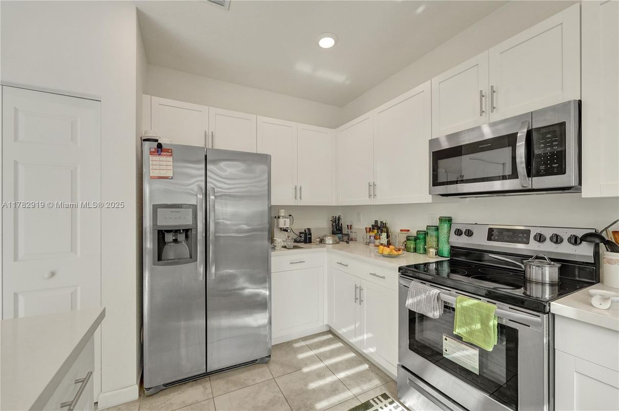 Interior, Kitchen, Recessed Lighting, Stainless Steel Appliances
