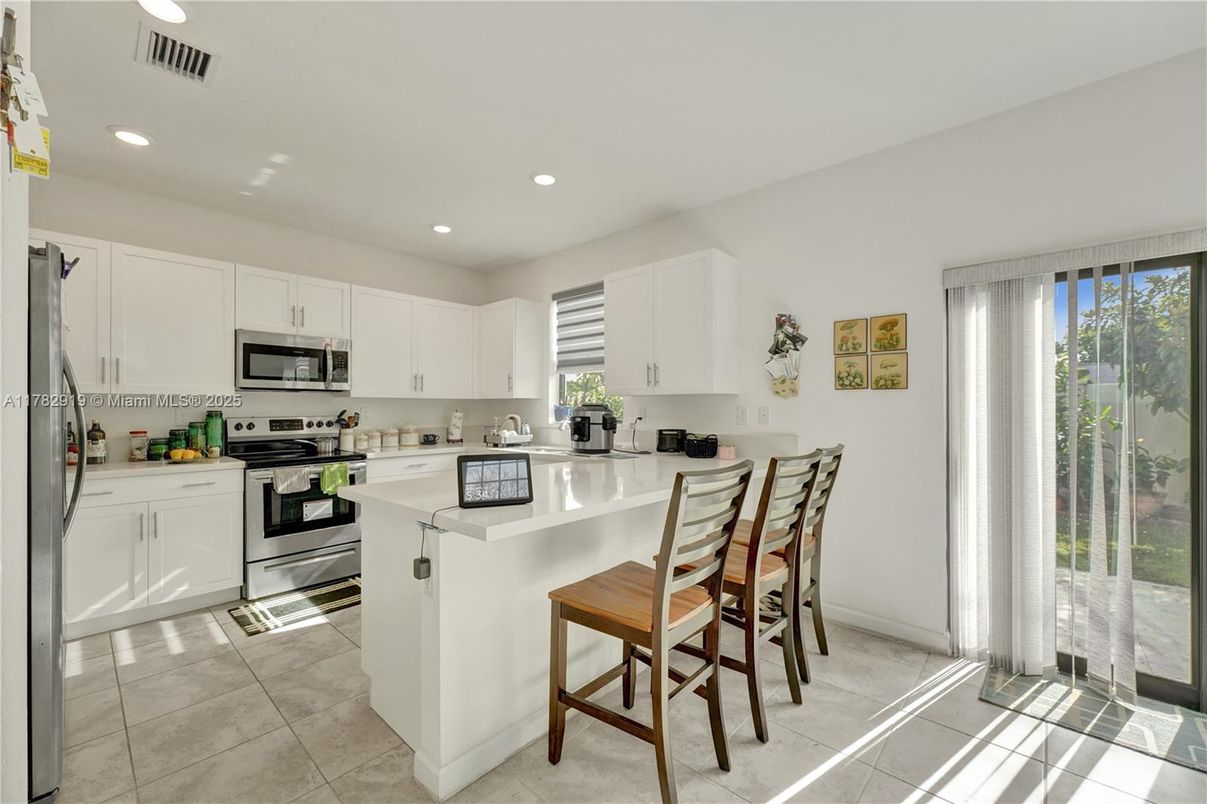 Interior, Kitchen, Recessed Lighting, Stainless Steel Appliances