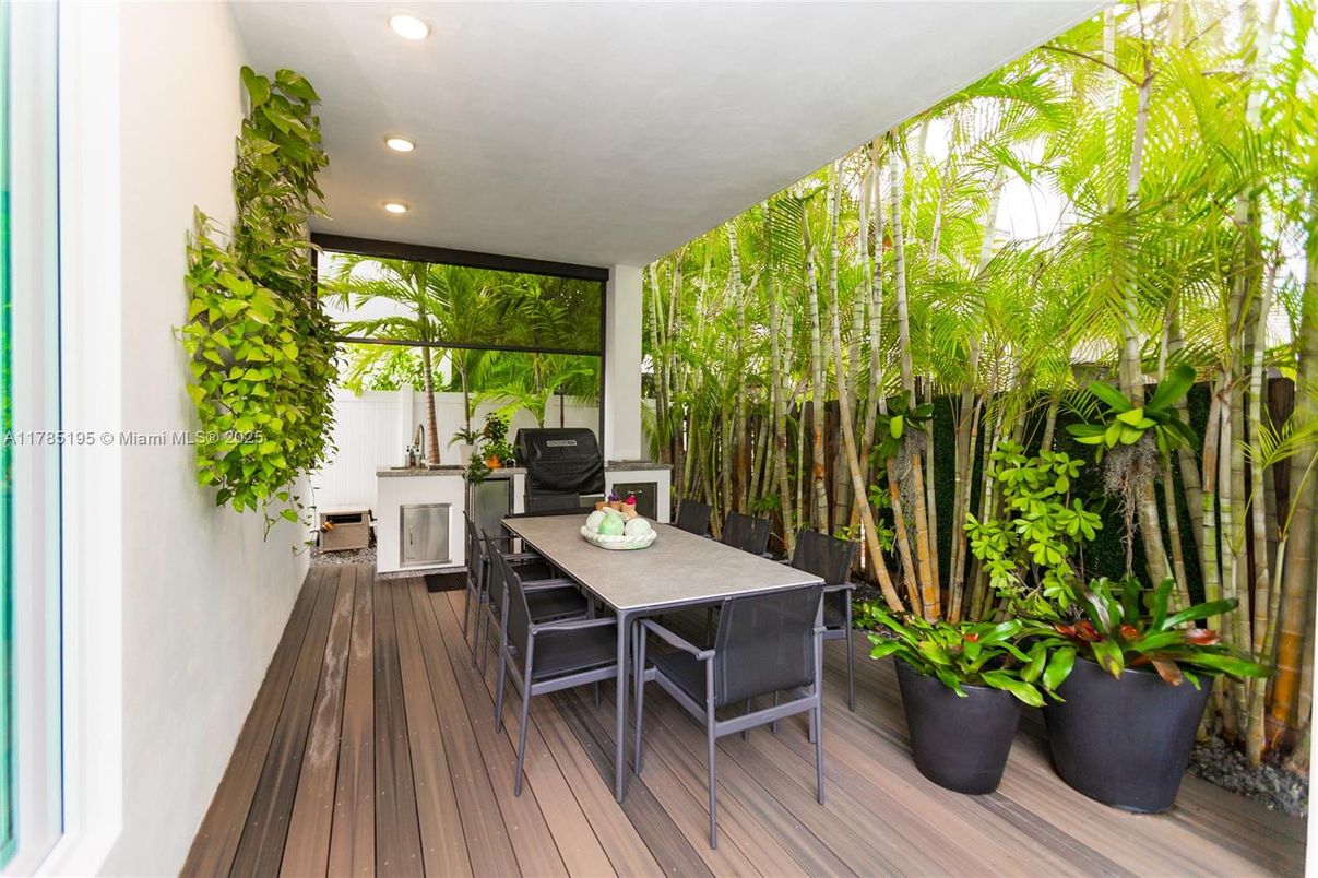 Exterior, Interior, Recessed Lighting, Wood Texture Flooring