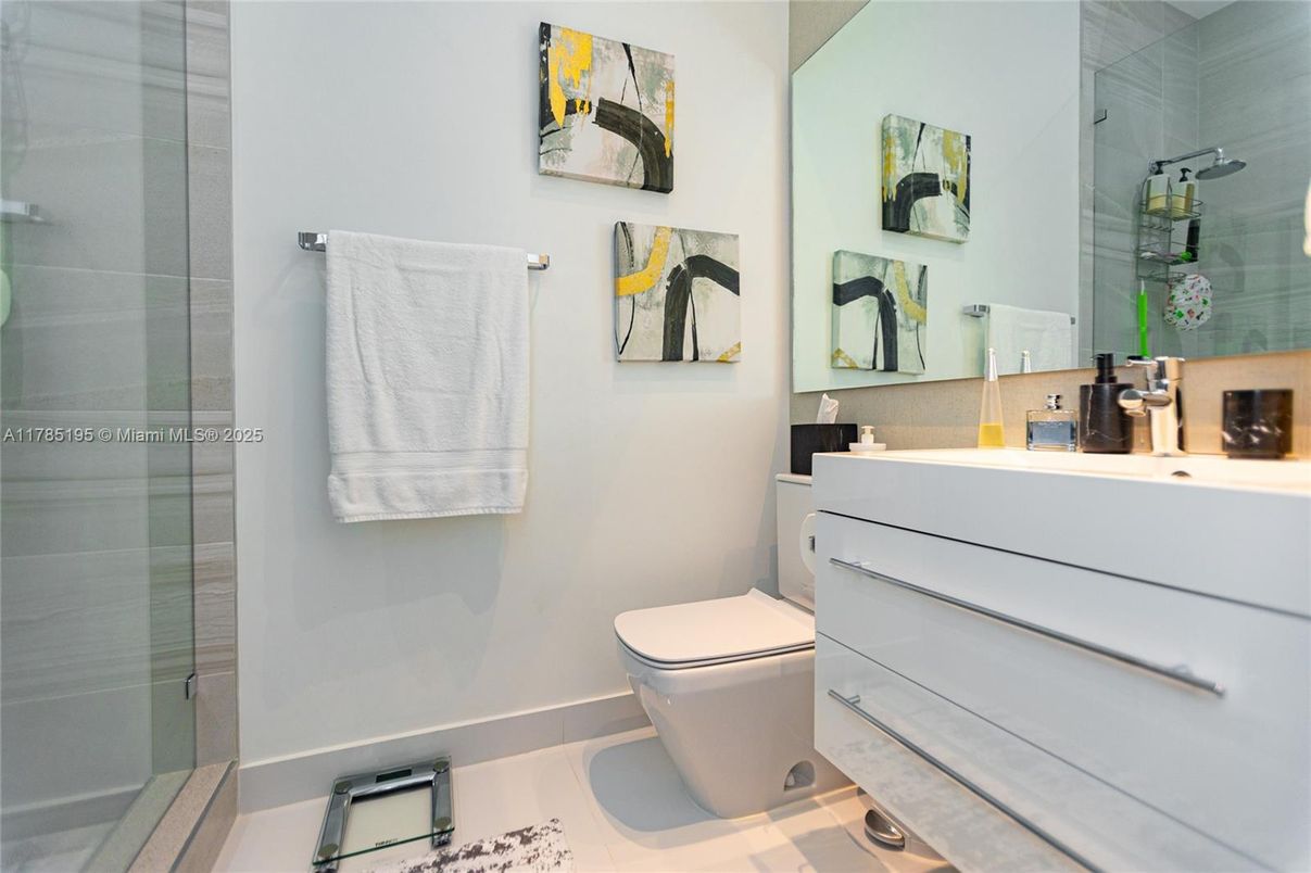 Bathroom, Glass Shower, Interior