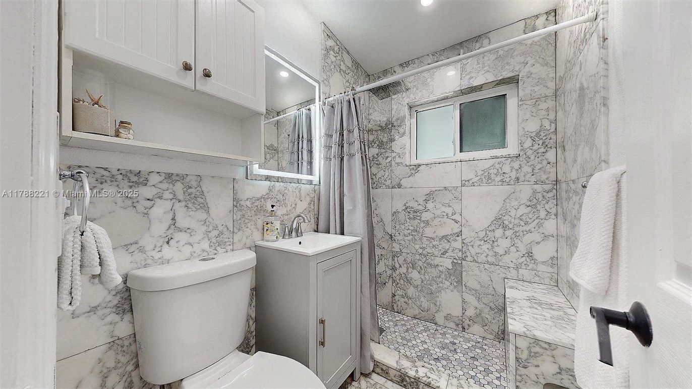 Bathroom, Glass Shower, Interior, Marble, Marble Walls, Recessed Lighting