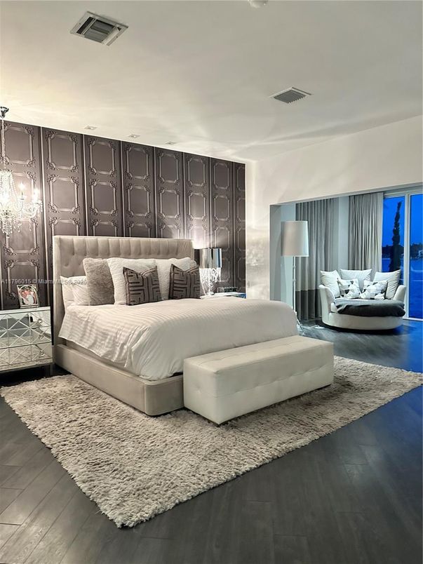 Bedroom, Interior, Wood Texture Flooring