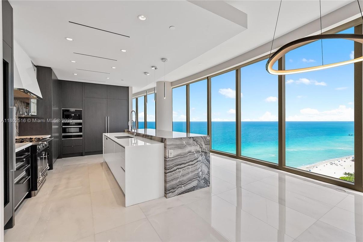 Interior, Kitchen, Pendant Lights, Recessed Lighting, Stainless Steel Appliances, Water