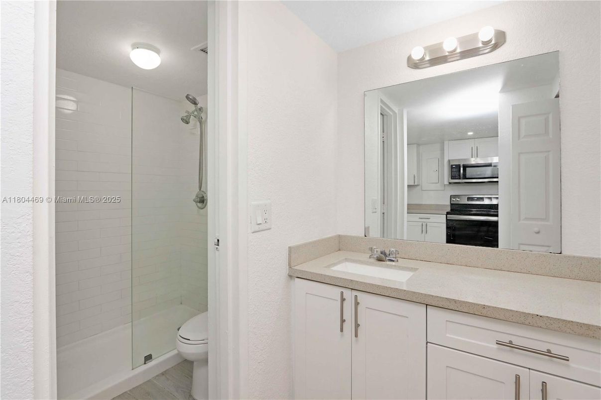 Bathroom, Glass Shower, Interior