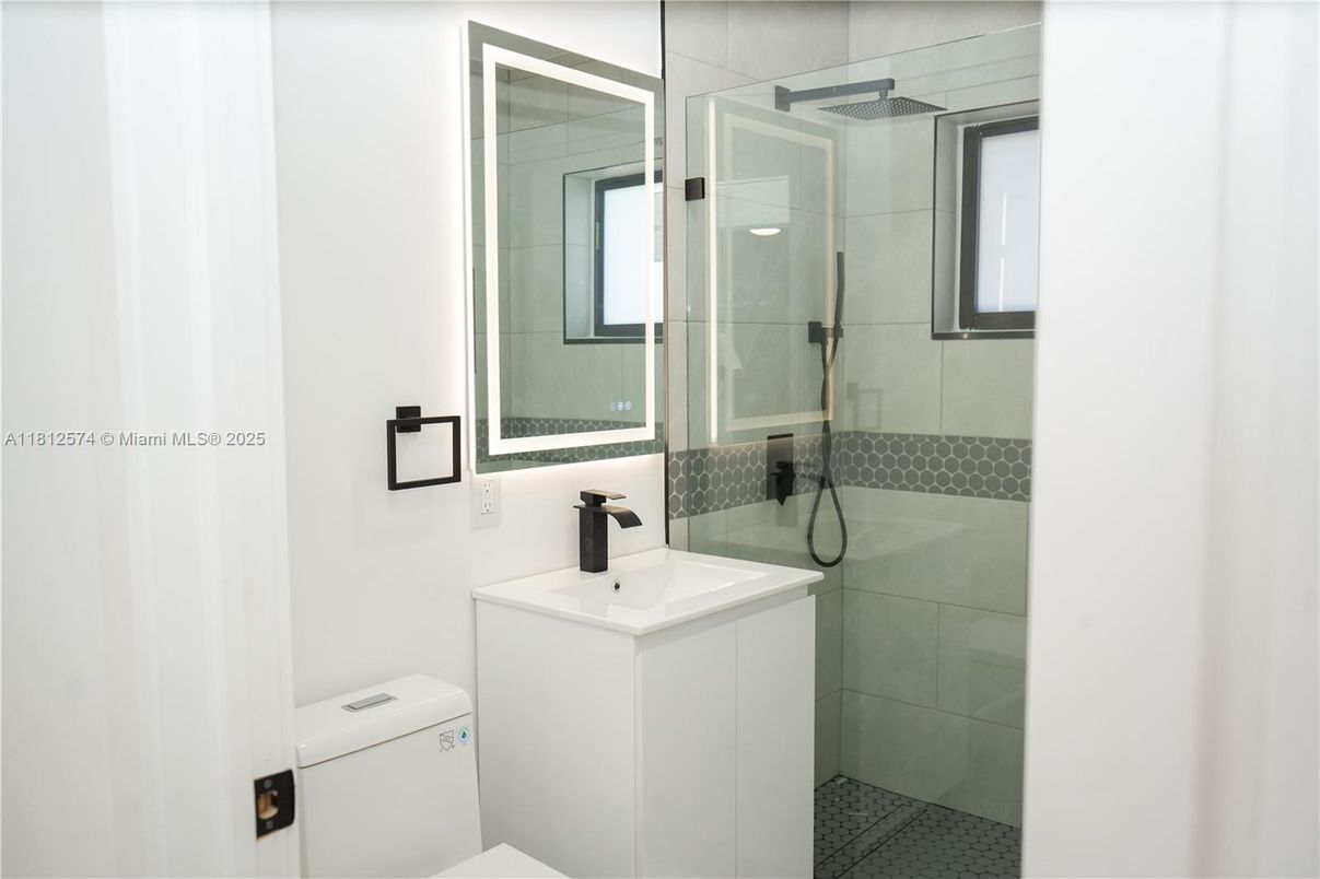 Bathroom, Glass Shower, Interior