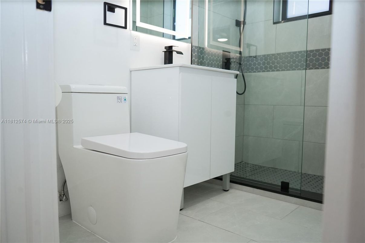 Bathroom, Glass Shower, Interior