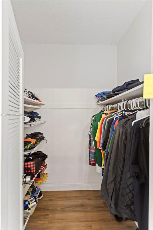 Interior, Walk-in Closets, Wood Texture Flooring