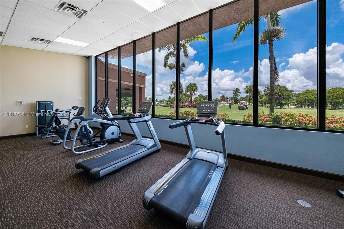 Fitness Equipment, Interior, Recessed Lighting