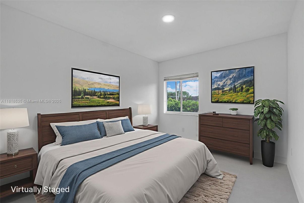 Bedroom, Interior, Recessed Lighting