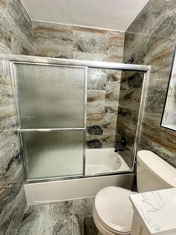 Bathroom, Glass Shower, Interior, Marble