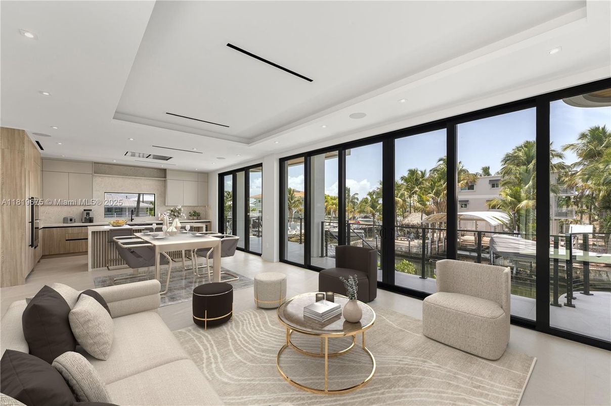 Dining room, Interior, Living room, Recessed Lighting
