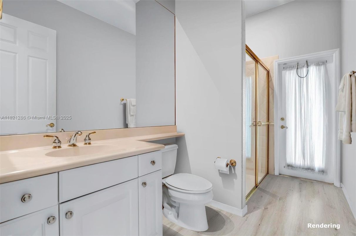 Bathroom, Interior, Wood Texture Flooring