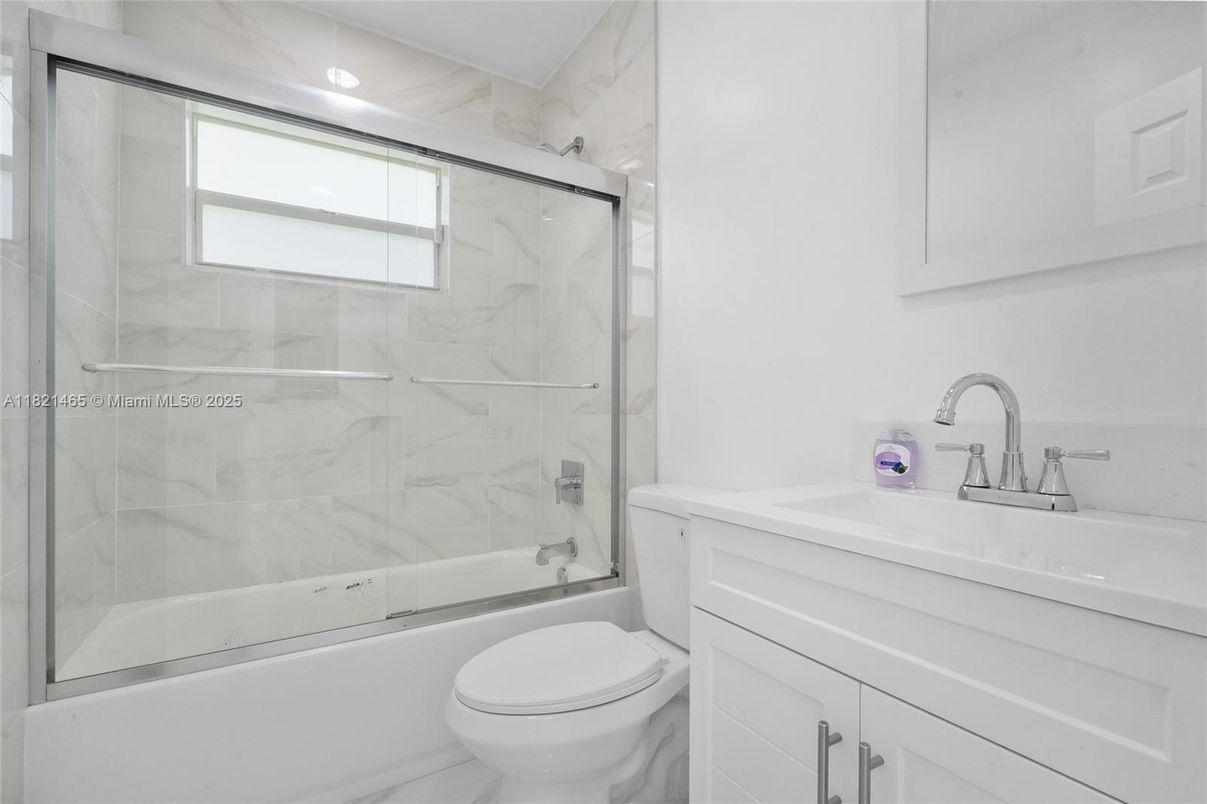 Bathroom, Glass Shower, Interior, Marble Walls, Recessed Lighting