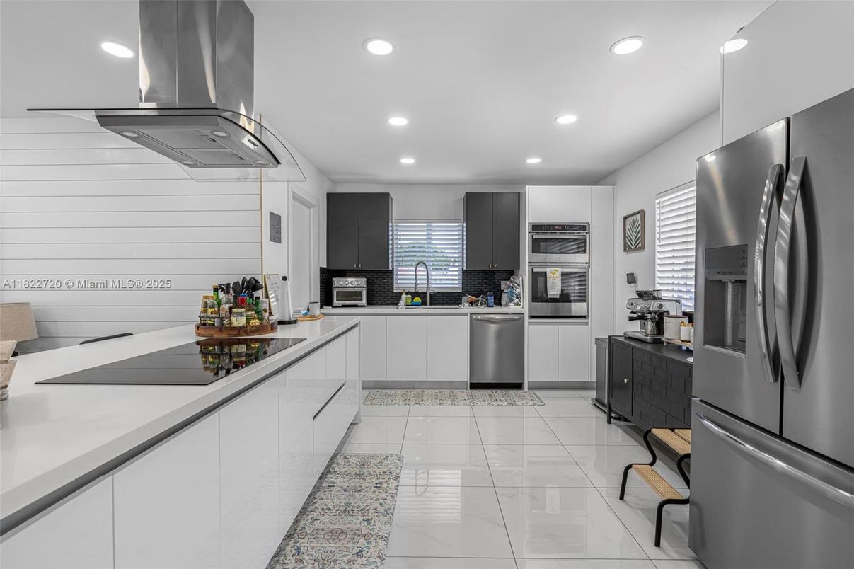 Interior, Kitchen, Recessed Lighting, Stainless Steel Appliances