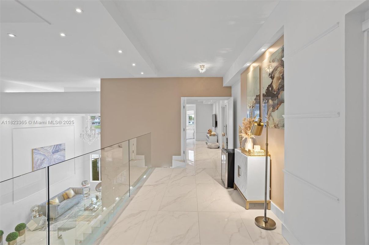 Interior, Marble, Recessed Lighting