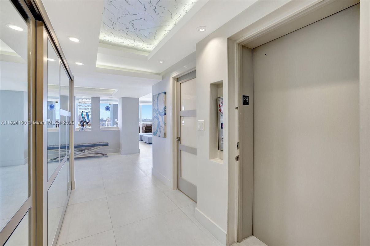 Elevator, Interior, Recessed Lighting