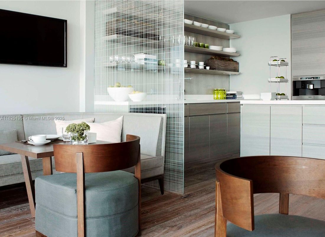 Dining room, Interior, Wood Texture Flooring