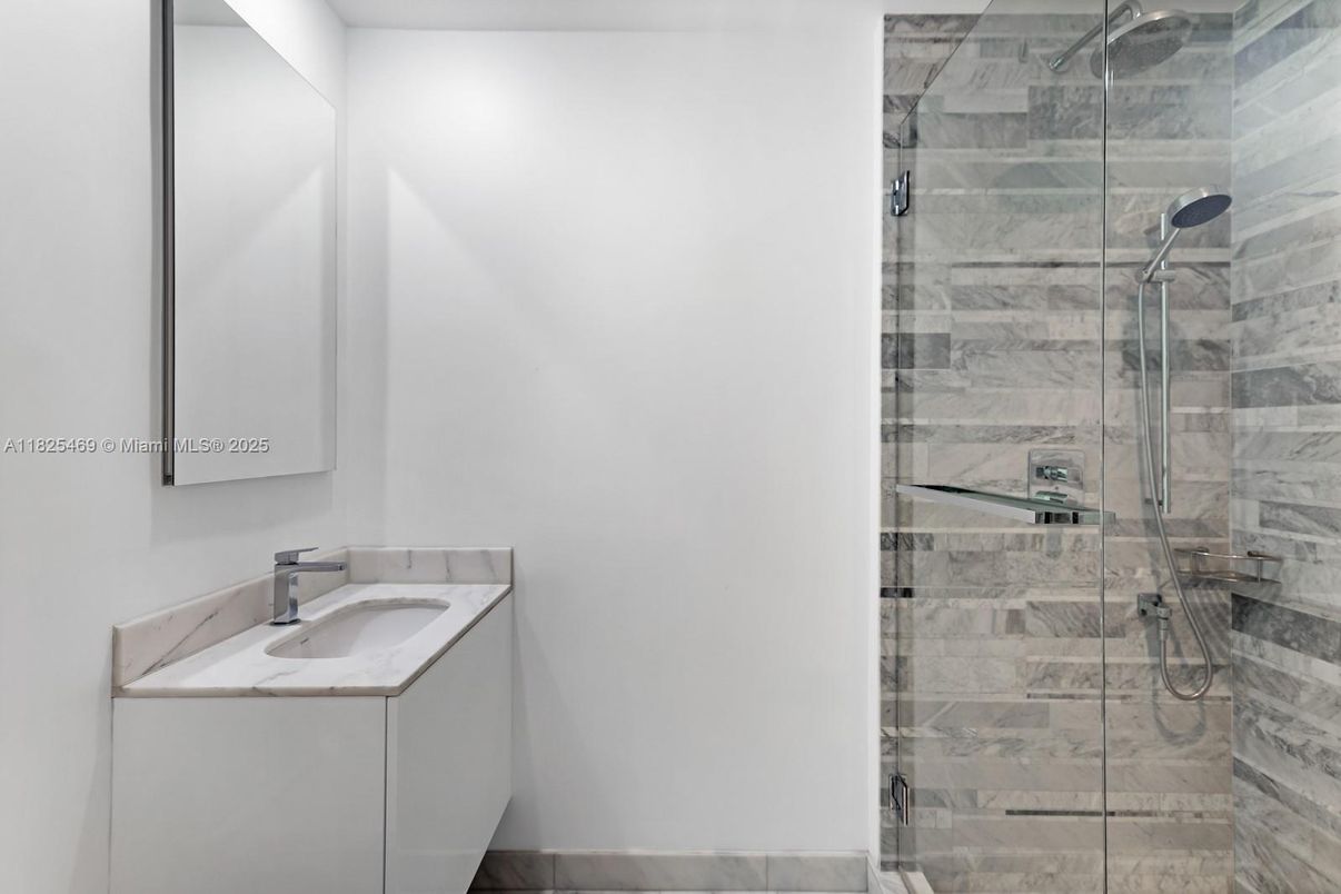 Bathroom, Glass Shower, Interior
