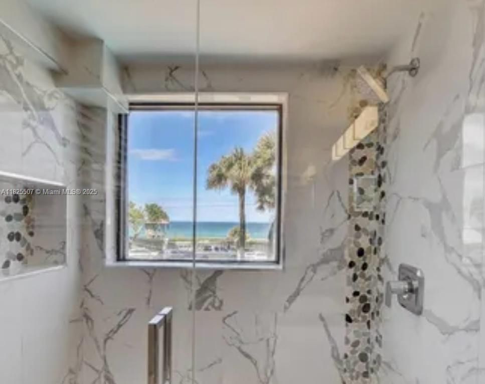 Bathroom, Interior, Marble Walls, Water