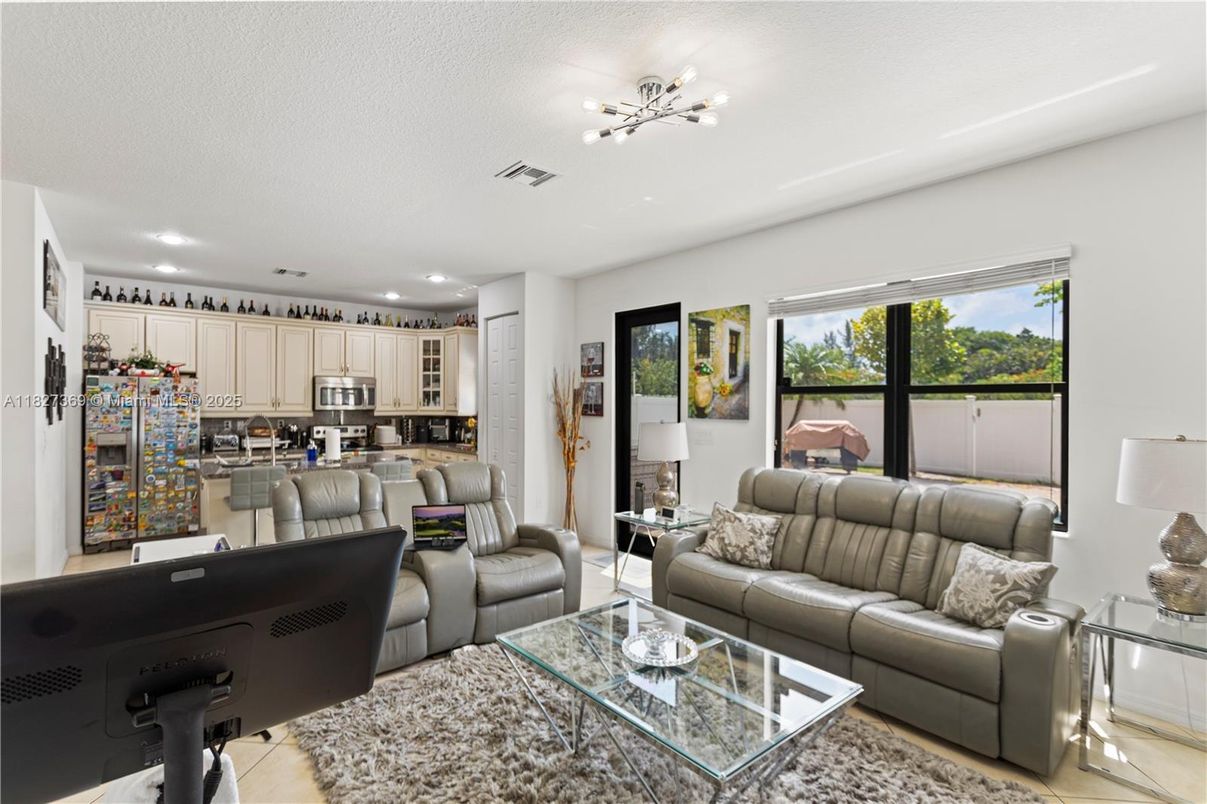 Interior, Kitchen, Living room, Recessed Lighting