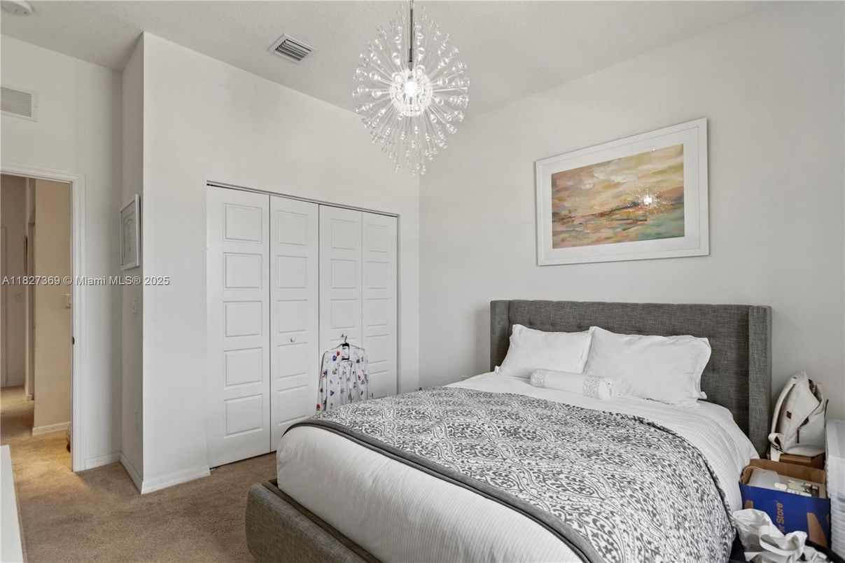 Bedroom, Chandelier, Interior, Pendant Lights