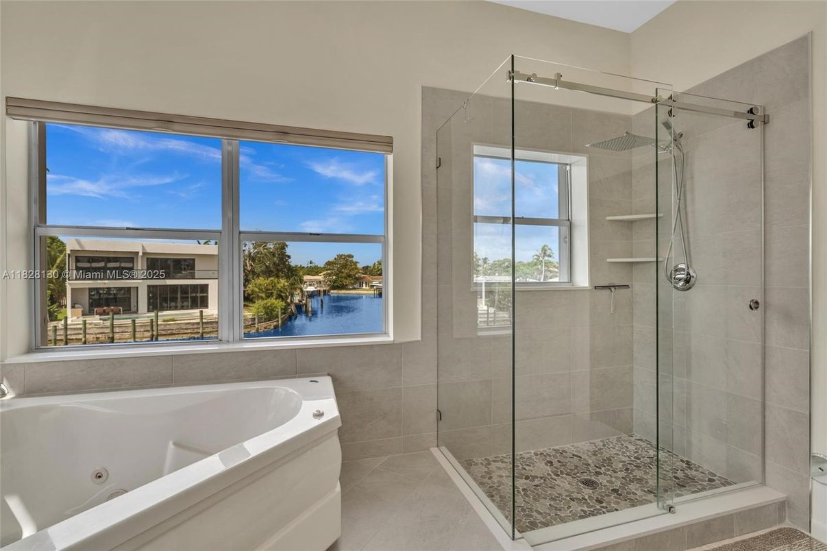Bathroom, Glass Shower, Interior, Water