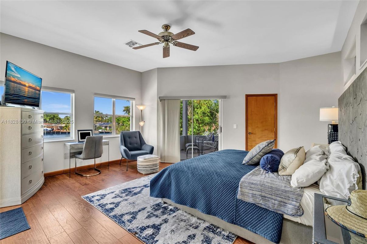 Bedroom, Home Office, Interior, Wood Texture Flooring