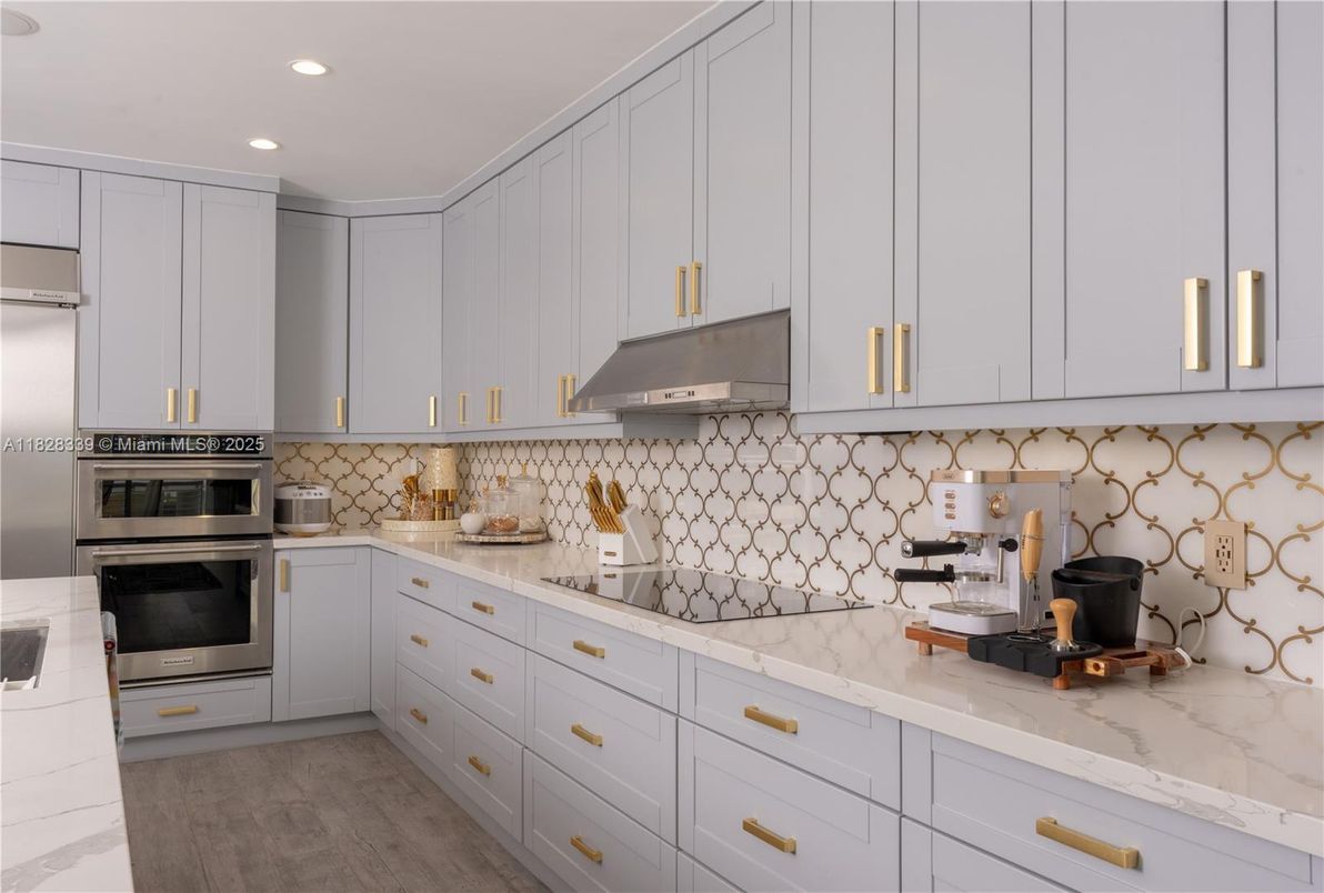 Interior, Kitchen, Recessed Lighting, Stainless Steel Appliances