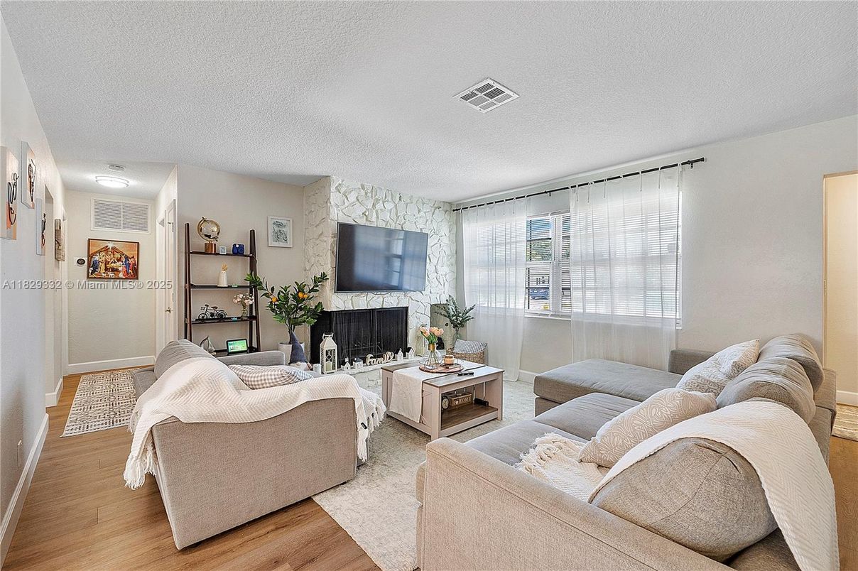 Fireplace, Interior, Living room, Wood Texture Flooring