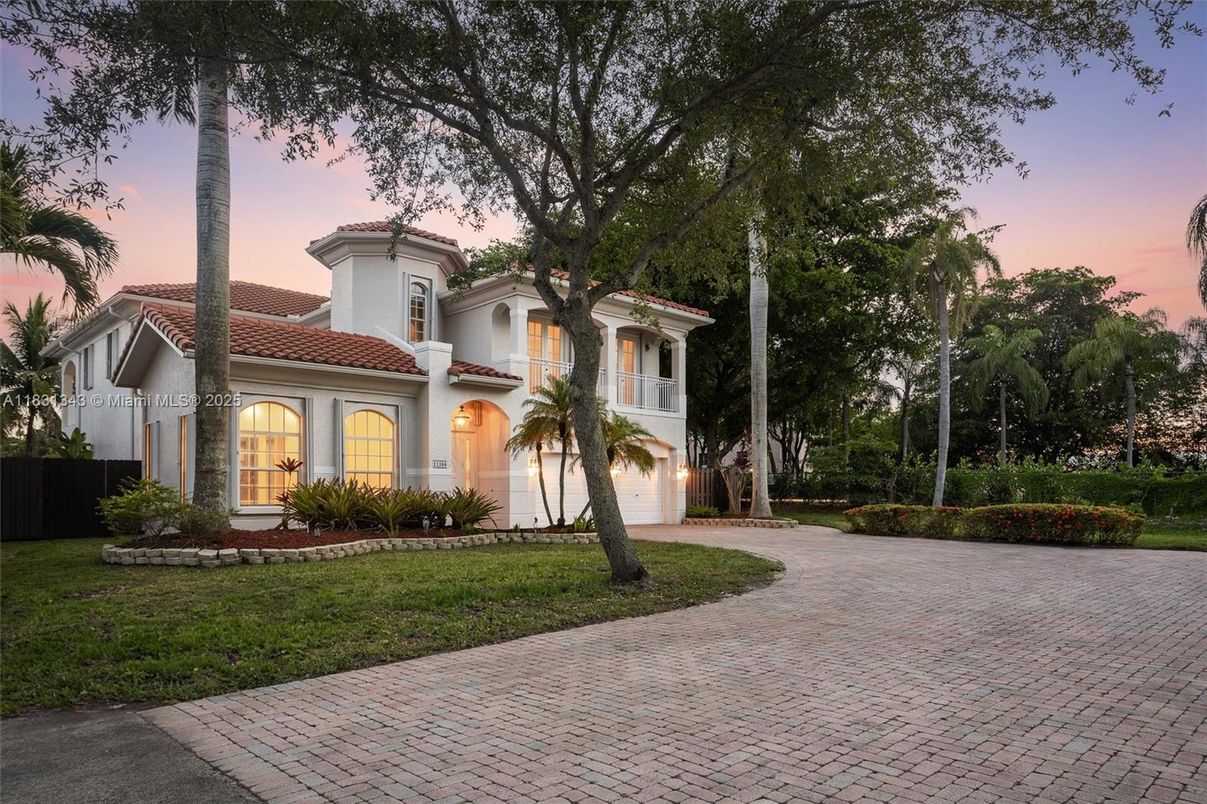 Attached, Backyard, Exterior, Facade, Mediterranean