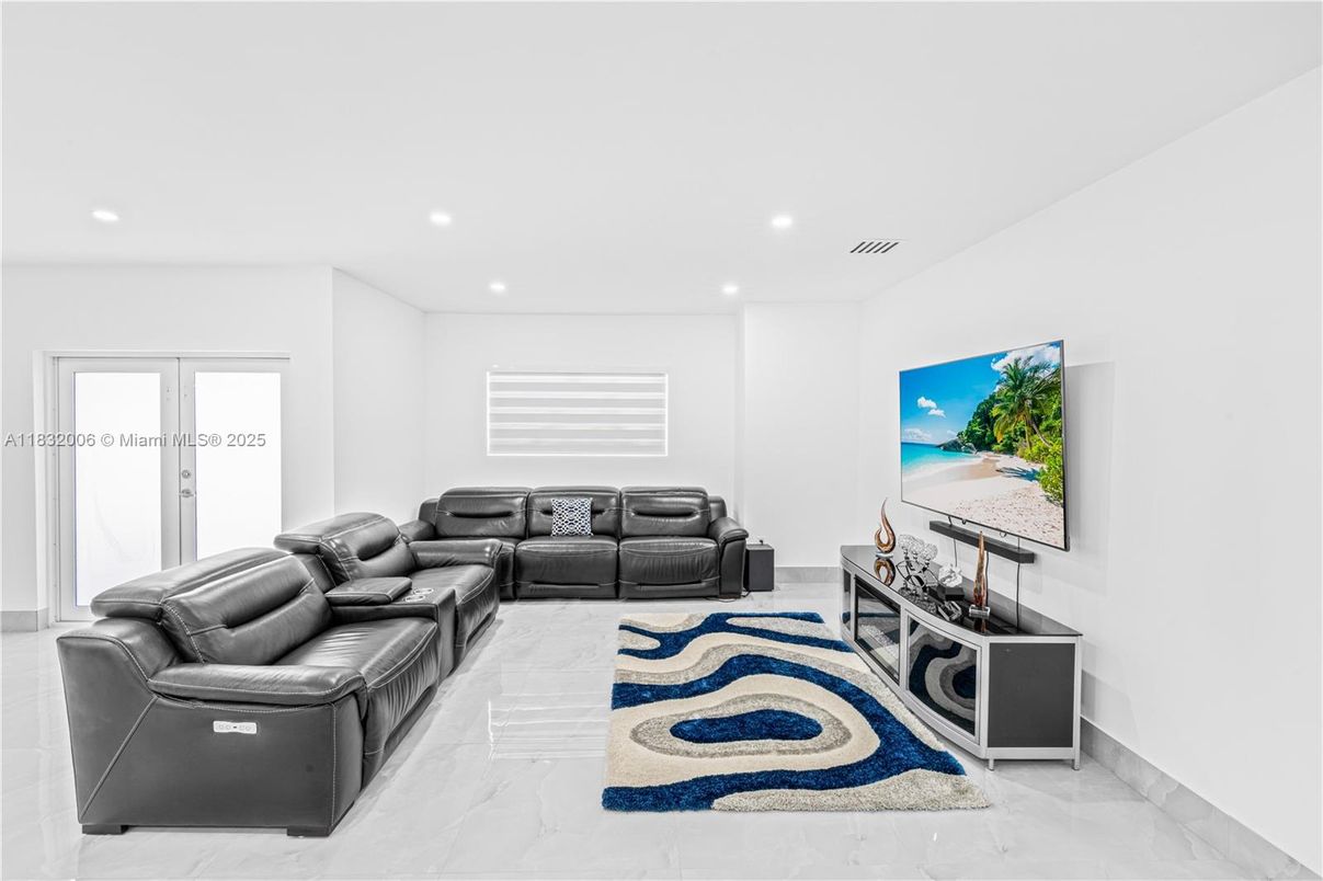 Home Theatre Room, Interior, Living room, Marble, Recessed Lighting