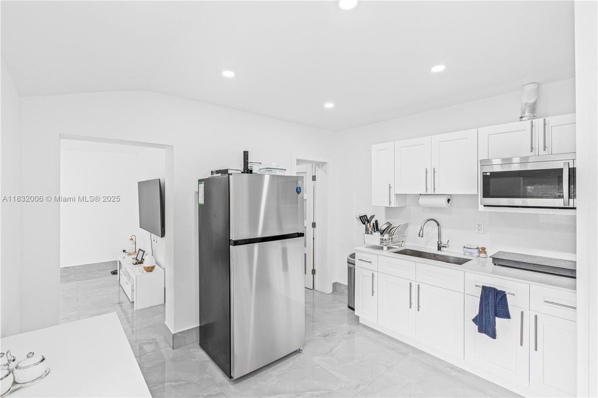Interior, Kitchen, Recessed Lighting, Stainless Steel Appliances